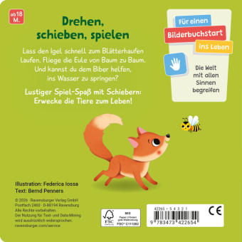 Mein Schiebe-Mitmachbuch - Waldtiere