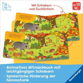 Mein Schiebe-Mitmachbuch - Waldtiere