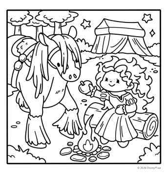 Cozy Coloring Disney - Girl Moments