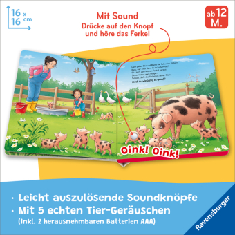 Hör mal hin - Wer kräht hier? Auf dem Bauernhof