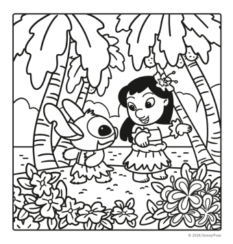 Cozy Coloring Disney - Lilo & Stitch