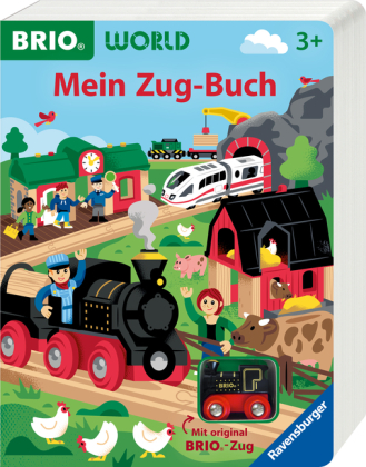 BRIO World: Mein Zug-Buch - Großes Vorlese-Spielbuch mit original BRIO-Zug und Gleisspuren auf jeder Seite