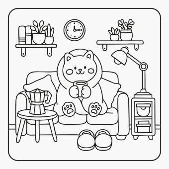 Cozy Coloring - Little Things