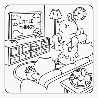 Cozy Coloring - Little Things