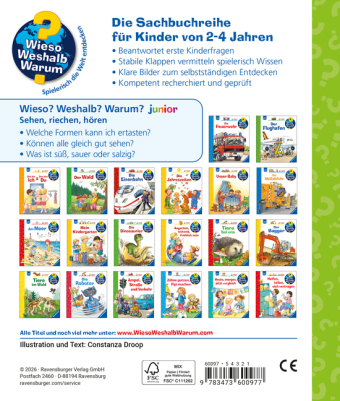 Wieso? Weshalb? Warum? junior, Band 36 - Sehen, riechen, hören