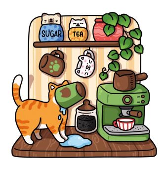Cozy Coloring - Naughty Cats
