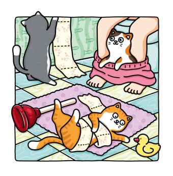 Cozy Coloring - Naughty Cats