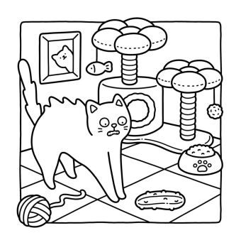 Cozy Coloring - Naughty Cats