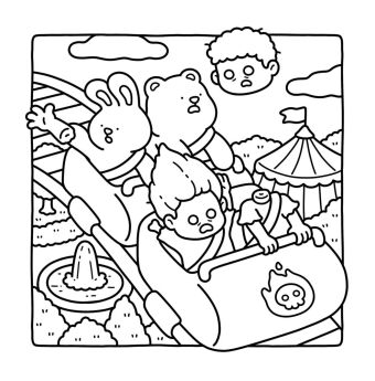 Cozy Coloring - Silly Spooky
