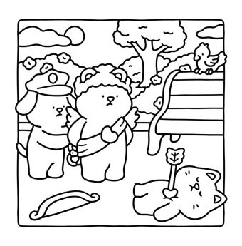 Cozy Coloring - Silly Crimes