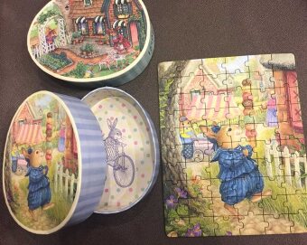 Ei-Puzzle Frohe Ostern 