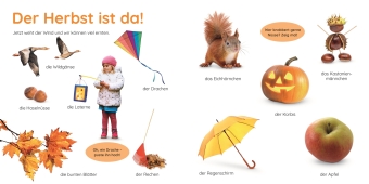 Erstes Lernen Puzzlebuch. Jahreszeiten