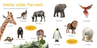 Erstes Lernen Puzzlebuch. Tiere