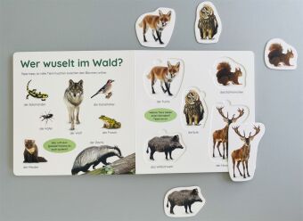 Erstes Lernen Puzzlebuch. Tiere