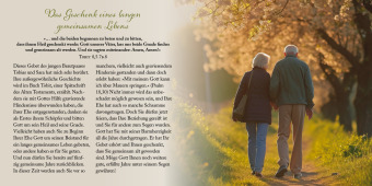 Segenswünsche zur Goldenen Hochzeit