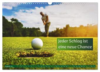 Golf - zwischen Grün und Gedanken (Wandkalender 2027 DIN A3 quer), CALVENDO Monatskalender