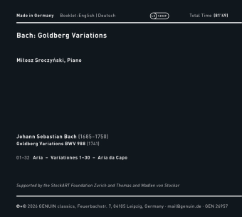 Goldberg Variations,1 Audio-CD