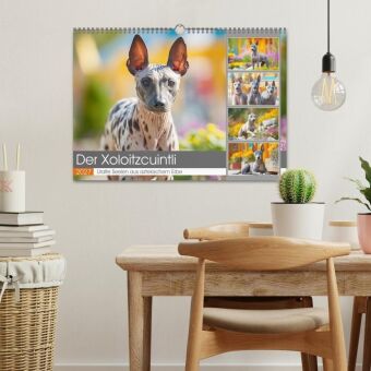 Der Xoloitzcuintli. Uralte Seelen aus aztekischem Erbe (Wandkalender 2027 DIN A3 quer), CALVENDO Monatskalender