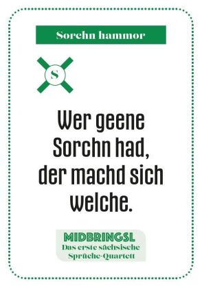 Midbringsl - Das sächsische Sprüche-Quartett