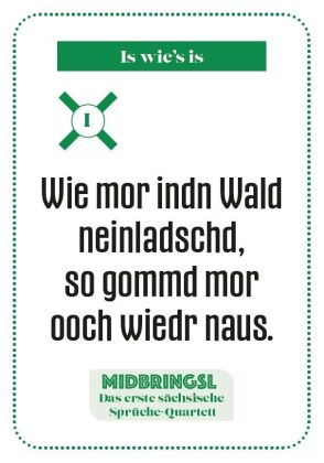 Midbringsl - Das sächsische Sprüche-Quartett