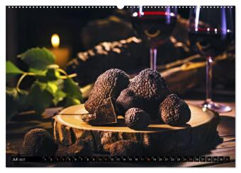 Trüffel - schwarzes Gold (hochwertiger Premium Wandkalender 2027 DIN A2 quer), Kunstdruck in Hochglanz