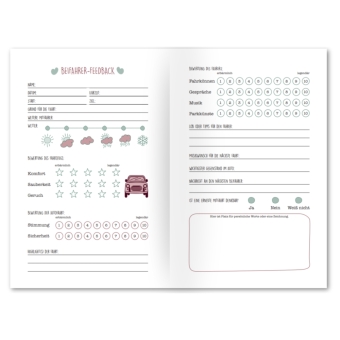 Beifahrer-Gästebuch zum 18. Geburtstag - Girls Edition - Kreatives Auto-Gästebuch für Fahranfänger, Führerschein & Neues Auto