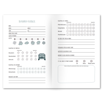 Beifahrer-Gästebuch zum 18. Geburtstag - Kreatives Auto-Gästebuch für Fahranfänger, Führerschein & Neues Auto