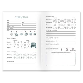 Beifahrer-Gästebuch zum 18. Geburtstag - Kreatives Auto-Gästebuch für Fahranfänger, Führerschein & Neues Auto