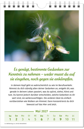 Der Lebensfreude-Kalender 2027