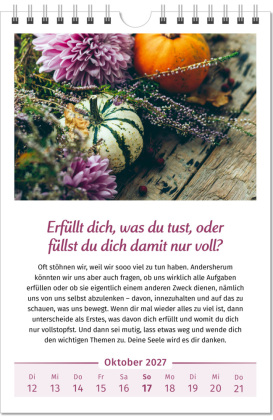 Der Lebensfreude-Kalender 2027
