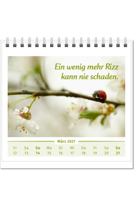 Der Lebensfreude-Tischkalender 2027