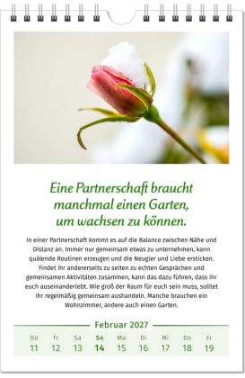 Der Lebensfreude-Kalender 2027 im Großformat