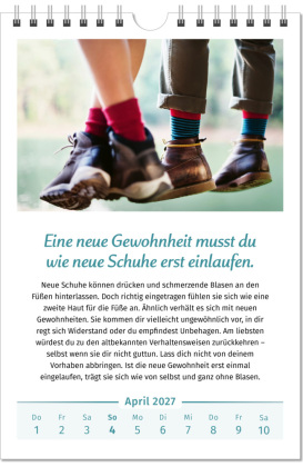 Der Lebensfreude-Kalender 2027 im Großformat