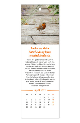 Der Lebensfreude-Lesezeichenkalender 2027