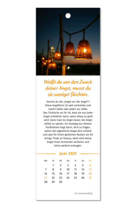 Der Lebensfreude-Lesezeichenkalender 2027