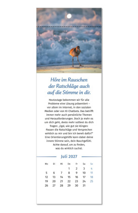 Der Lebensfreude-Lesezeichenkalender 2027