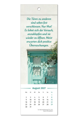Der Lebensfreude-Lesezeichenkalender 2027