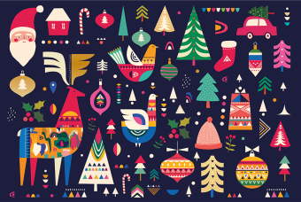 Weihnachts-Puzzle: Festliche Stimmung - 1.000 Teile