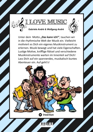 CRAFTBOOK - LUSTIGE AUSMALMOTIVE - INSTRUMENTE - MUSIKER - BAND - KNIFFLIGE RÄTSEL - SÄNGER - TOLLE AUFGABEN - WISSENSWERTES - WITZIGE TIERE