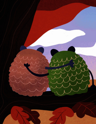Das Wuschelmonster sucht einen Freund - The Fluffy Monster Looks for a Friend