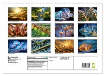 Fantastische Mikrowelten. Im Reich der Nanogärtner (hochwertiger Premium Wandkalender 2027 DIN A2 quer), Kunstdruck in Hochglanz