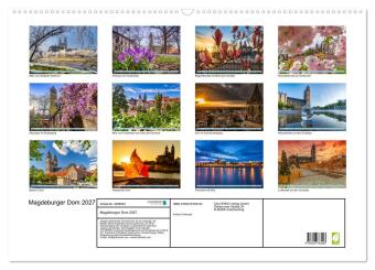 Magdeburger Dom 2027 (Wandkalender 2027 DIN A2 quer), CALVENDO Monatskalender