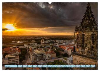 Magdeburger Dom 2027 (Wandkalender 2027 DIN A2 quer), CALVENDO Monatskalender