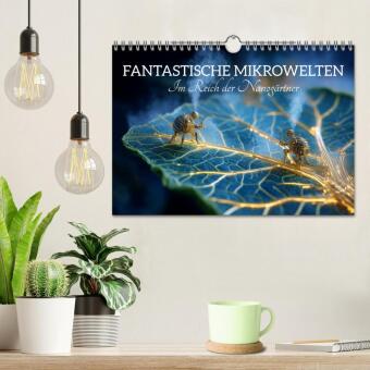 Fantastische Mikrowelten. Im Reich der Nanogärtner (Wandkalender 2027 DIN A4 quer), CALVENDO Monatskalender