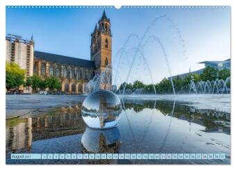 Magdeburger Dom 2027 (hochwertiger Premium Wandkalender 2027 DIN A2 quer), Kunstdruck in Hochglanz