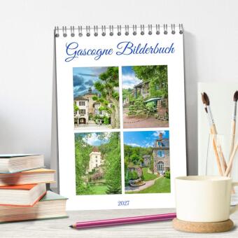 Gascogne Bilderbuch (Tischkalender 2027 DIN A5 hoch), CALVENDO Monatskalender