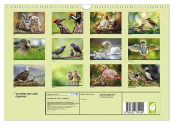 Tierkinder der Lüfte - Vogelwelt (Wandkalender 2027 DIN A4 quer), CALVENDO Monatskalender