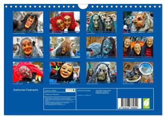 Karlsruher Fastnacht (Wandkalender 2027 DIN A4 quer), CALVENDO Monatskalender