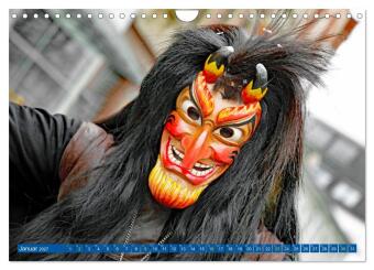 Karlsruher Fastnacht (Wandkalender 2027 DIN A4 quer), CALVENDO Monatskalender