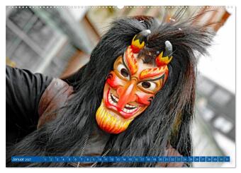 Karlsruher Fastnacht (hochwertiger Premium Wandkalender 2027 DIN A2 quer), Kunstdruck in Hochglanz